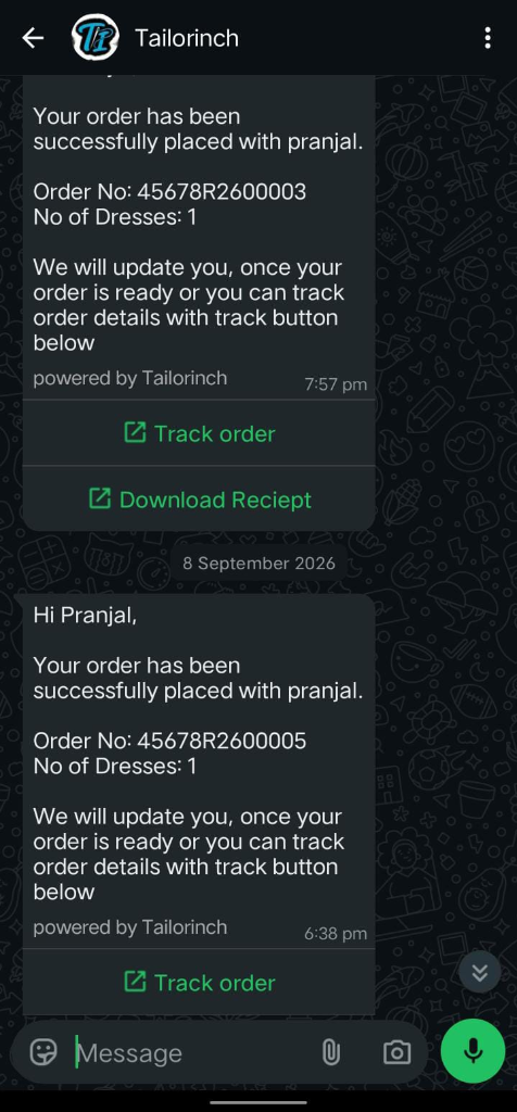 Workshop and WhatsApp Interface